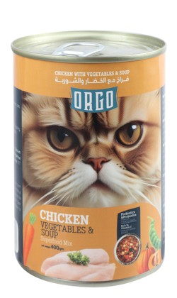 Orgo Cat Wet Food with Chicken Veg. & Soup 400G