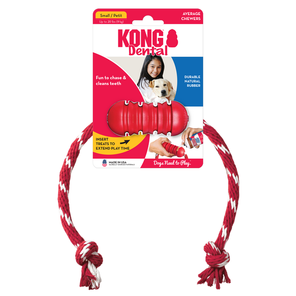 KONG DENTAL W/ROPE S - PetYard