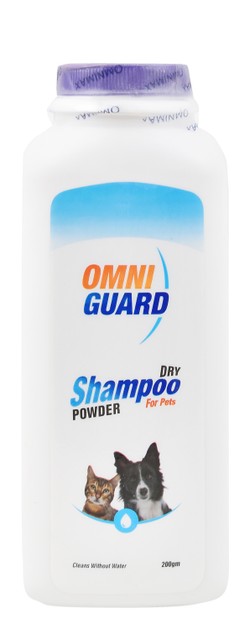 Omni Guard Dry Shampoo Different Scents for Pets 200G