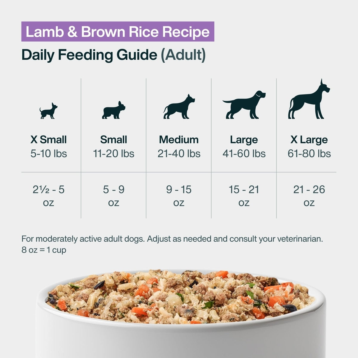 JustFoodForDogs Pantry Fresh Lamb & Brown Rice Fresh Dog Food, 354G pouch