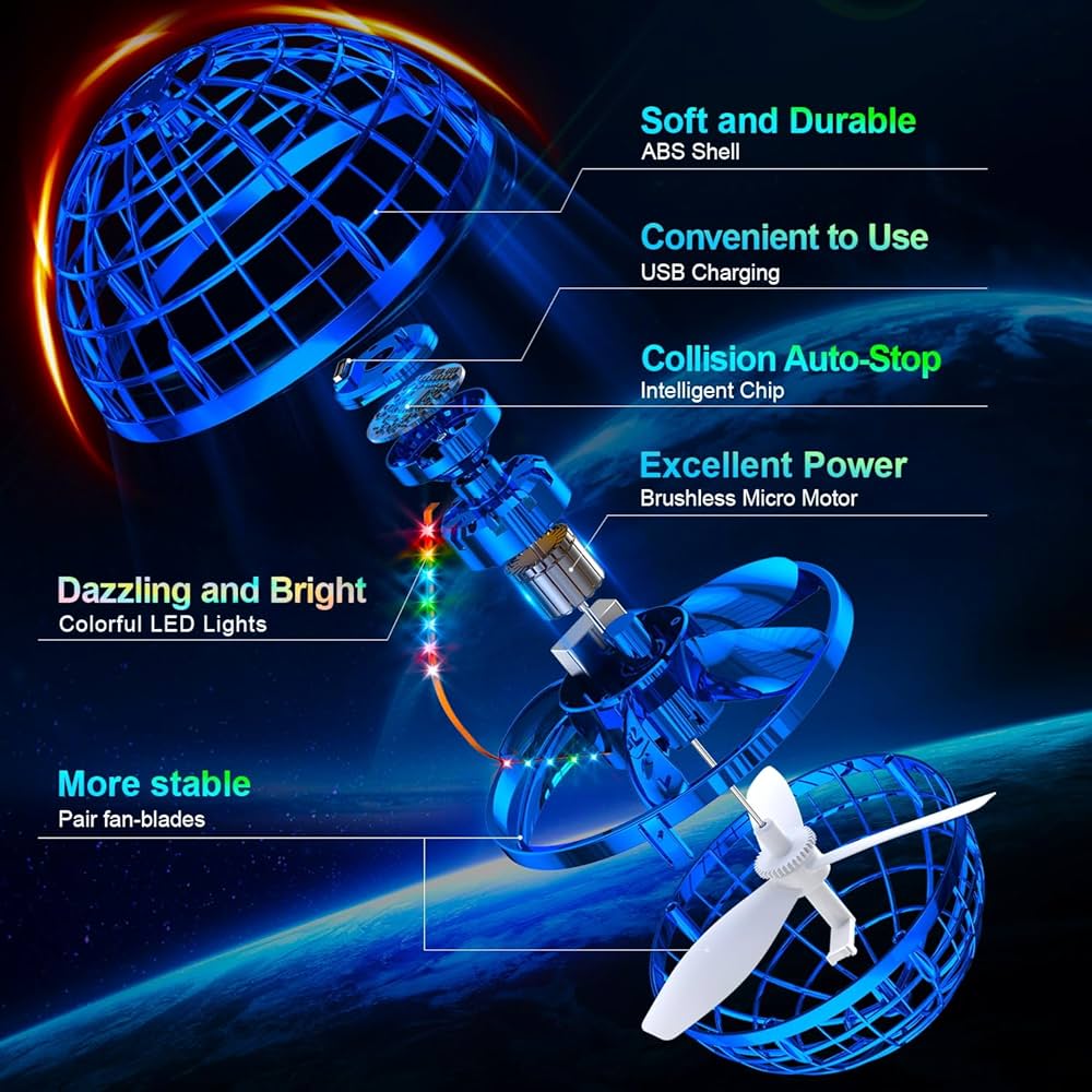 Flying Pet Toy with Lights