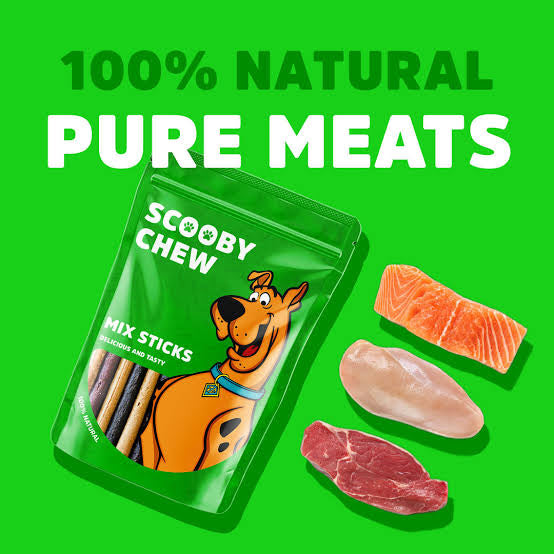 Scooby Chew Mixed Stick Dog Treats 150G