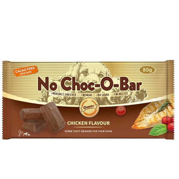 NO CHOC chicken flavored chocolate dog Treat 80G