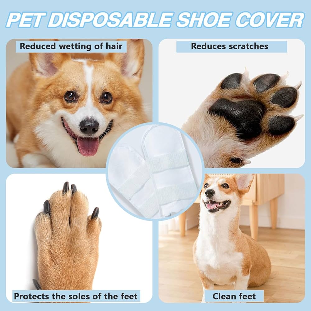 Pet Disposable Foot Covers (20Pcs)