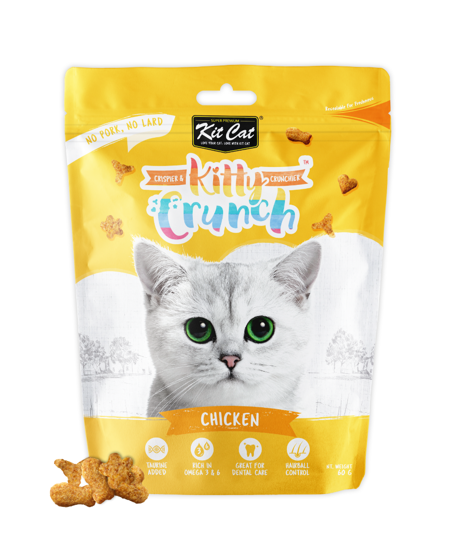 Kit Cat Kitty Crunch Chicken Flavor 60G