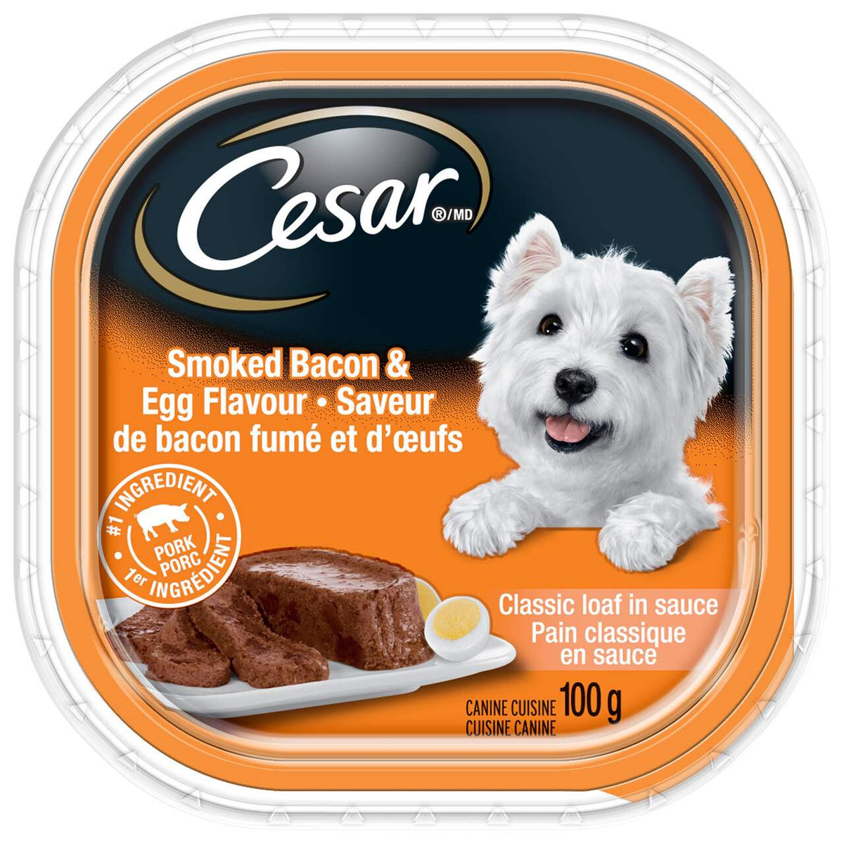 Cesar Classic Loaf in Sauce Soft Wet Dog Food 100G
