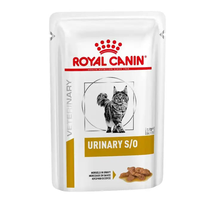 Royal Canin Feline Urinary S/O in Gravy (85 gm\Pouch) - Wet food for Lower Urinary tract disease