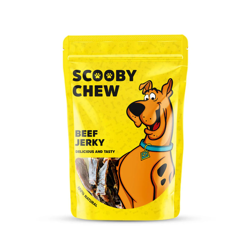 Scooby Chew Beef Jerky Dog Treats 150G