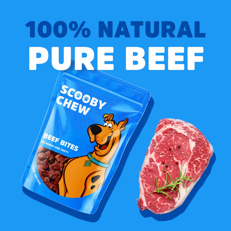 Scooby Chew Beef Bite Dog Treats 150G