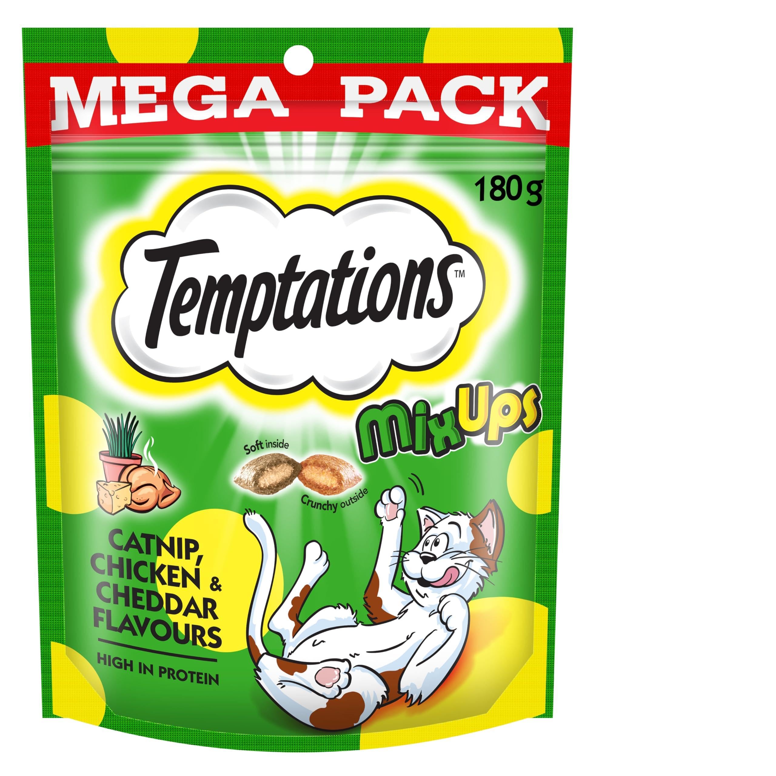 TEMPTATIONS™ MixUps Catnip, Chicken and Cheddar 180G