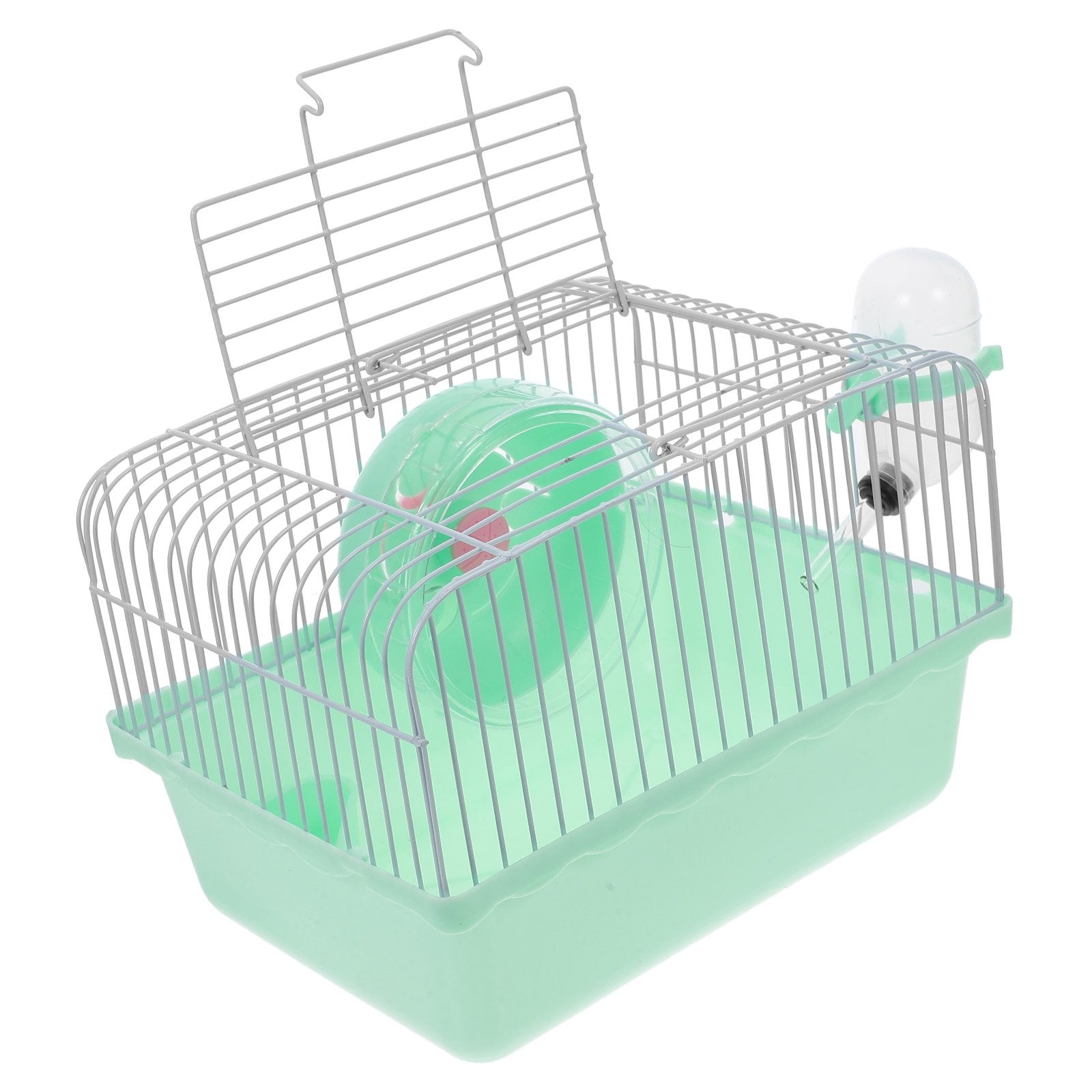 Green Portable Cage for Small Animals, suitable for Hamsters and Chinchillas