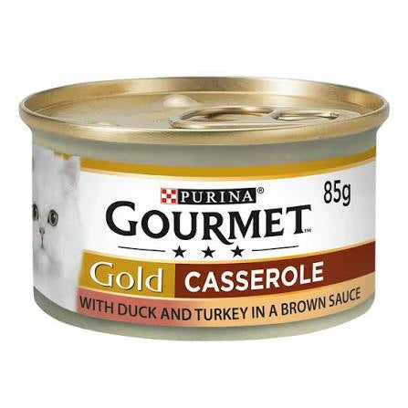 GOURMET® Gold  Turkey & Duck in Gravy Wet Cat Food 85G