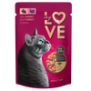 My Love Wet Food For Adult Cat With Rabbit & Turkey In Gravy 85g