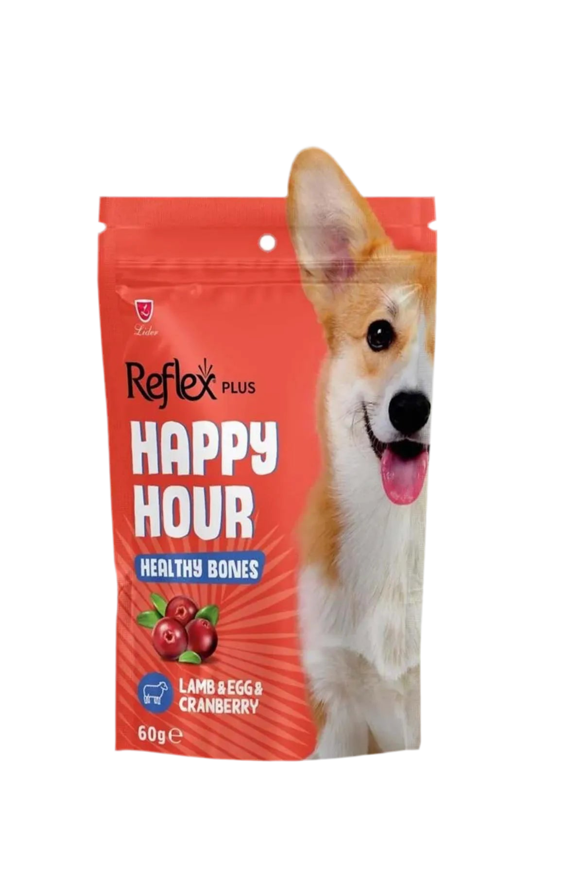 Reflex Plus Happy Hour Dog Treats Different Flavors - 60G