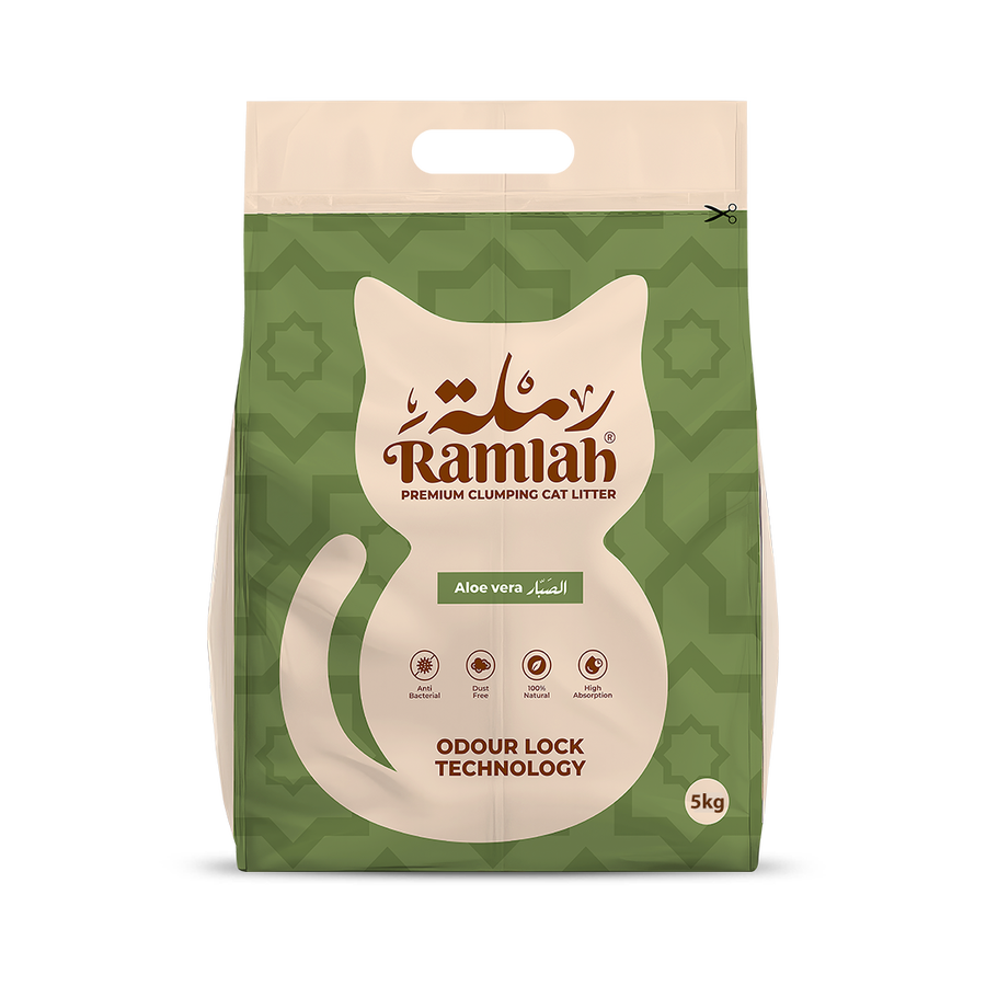 Ramla Premium Cat Litter – Aloe Vera Scented 5KG