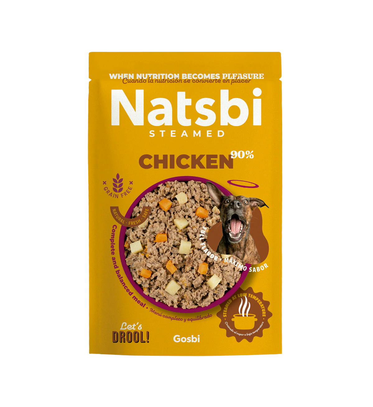 Natsbi Steamed Chicken Dogs 200g