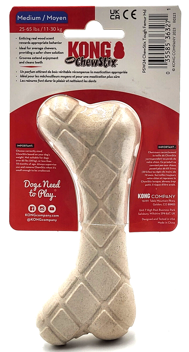 KONG Ultra ChewStix Medium Teething Dog Chew Toy 11-30KG Dogs