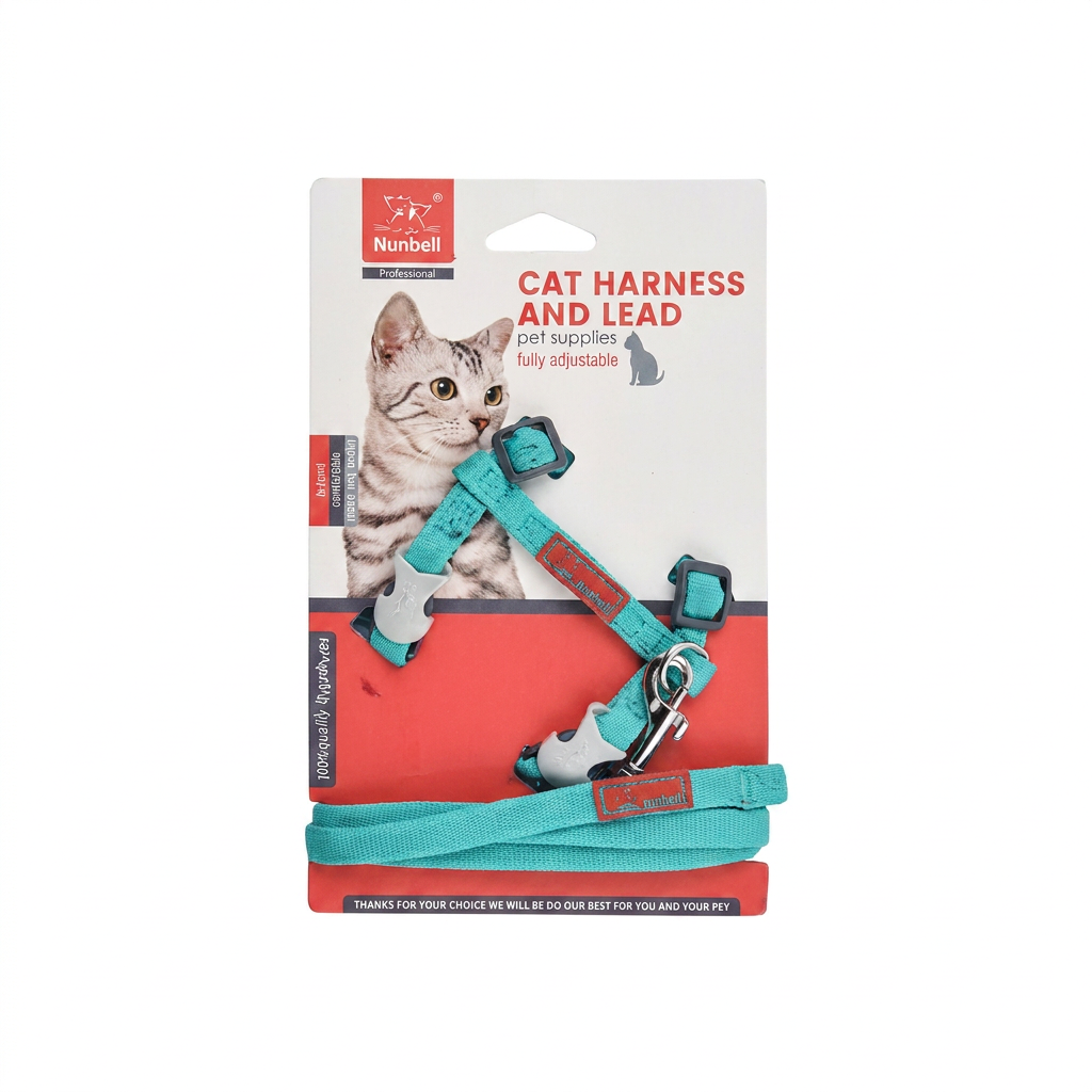 Nunbell Cat Harness and Leash Set