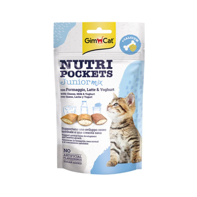 Gim Cat Nutri Pockets Cat Treats with Different Flavors - 60G