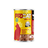 Pro Cat Wet Food For Adult in Chunks in Gravy with Beef 415G