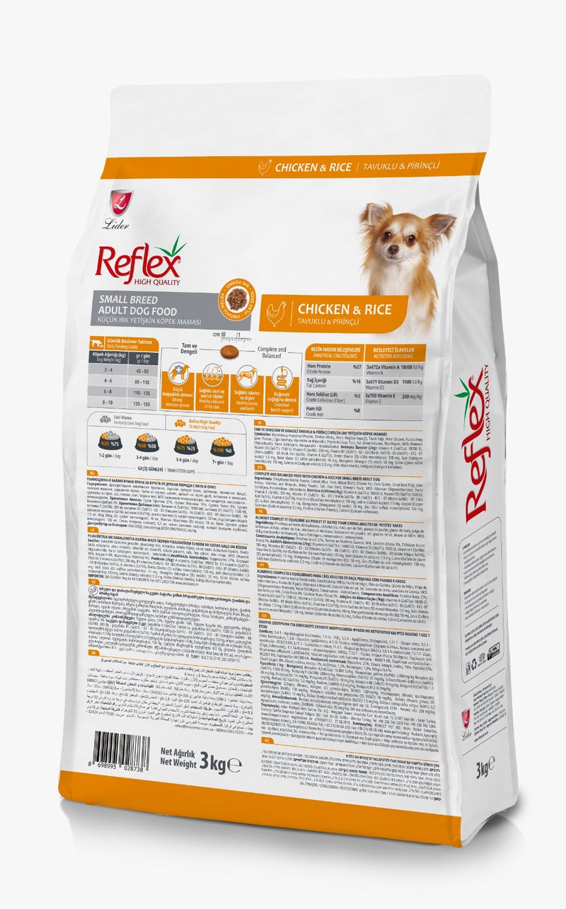 Reflex Mini Adult Dog with Chicken & Rice Dryfood 3KG