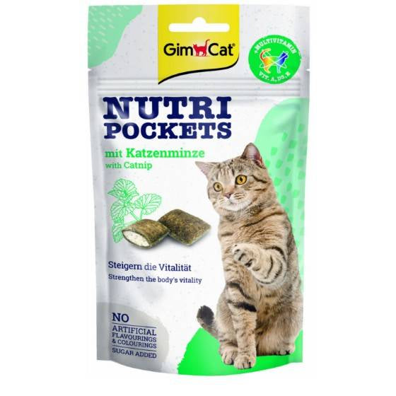 Gim Cat Nutri Pockets Cat Treats with Different Flavors - 60G