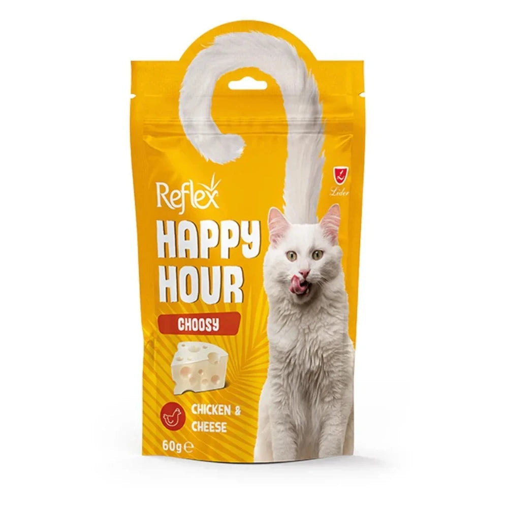 Reflex Happy Hour Cat Treats - 60G