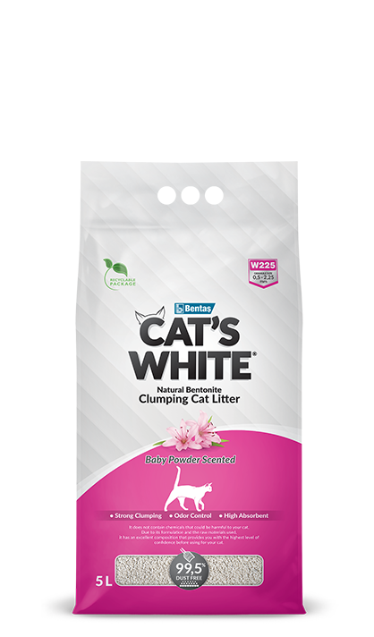 Cat’s White® Baby Powder Scented Clumping Cat Litter