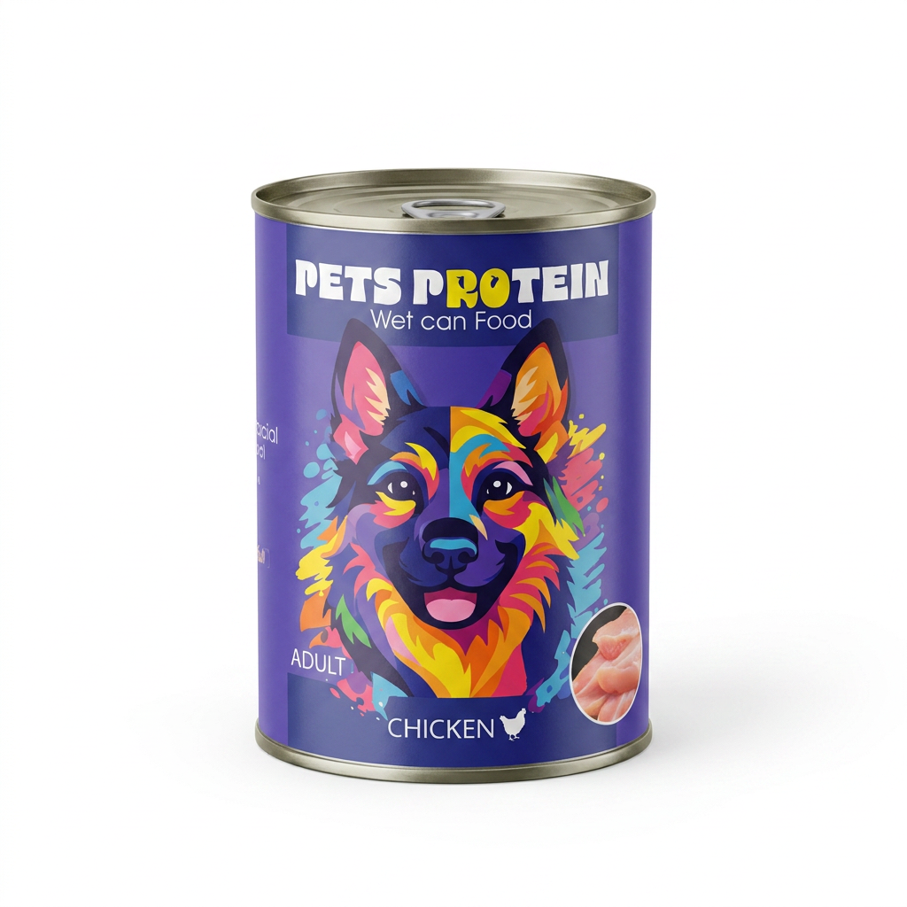 Pets Protein Dog Wet Food with Chicken 400G