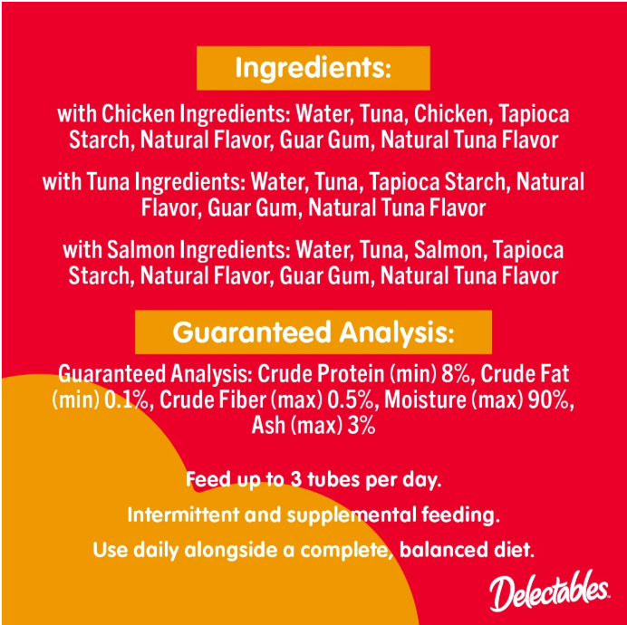 Squeeze Up Interactive Lickable Wet Cat Treat Variety Pack