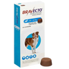 Bravecto MSD 20-40Kg Adult Dog Flea & Tick Treatment - 1 Tablet