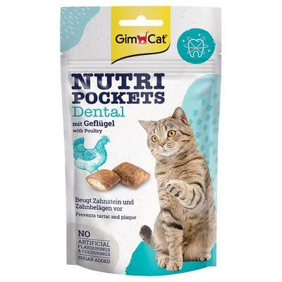 Gim Cat Nutri Pockets Cat Treats with Different Flavors - 60G