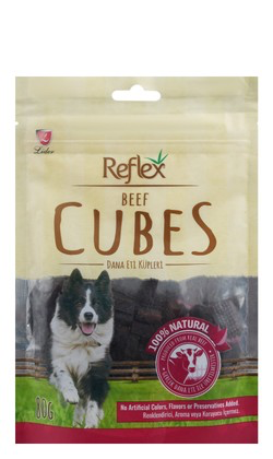 Reflex Beef Cubes Dog Treats 80G
