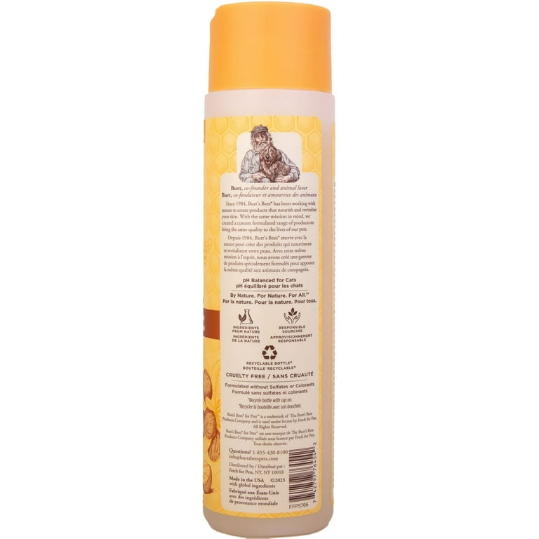 Burt’s Bees Hypoallergenic Shampoo for Cats Shea Butter and Honey 296ml