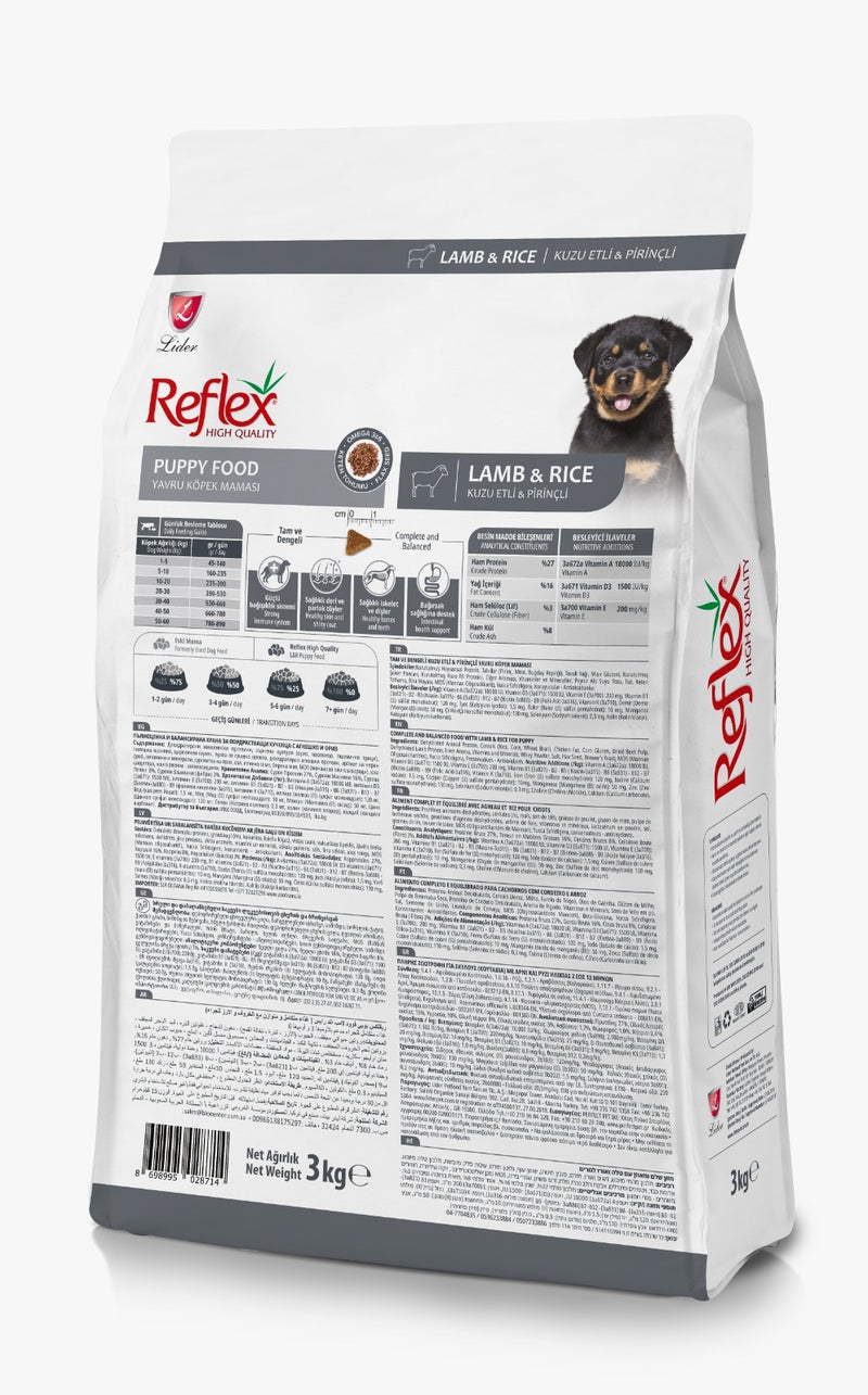 Reflex Adult Dog Dryfood with Lamb & Rice 3KG