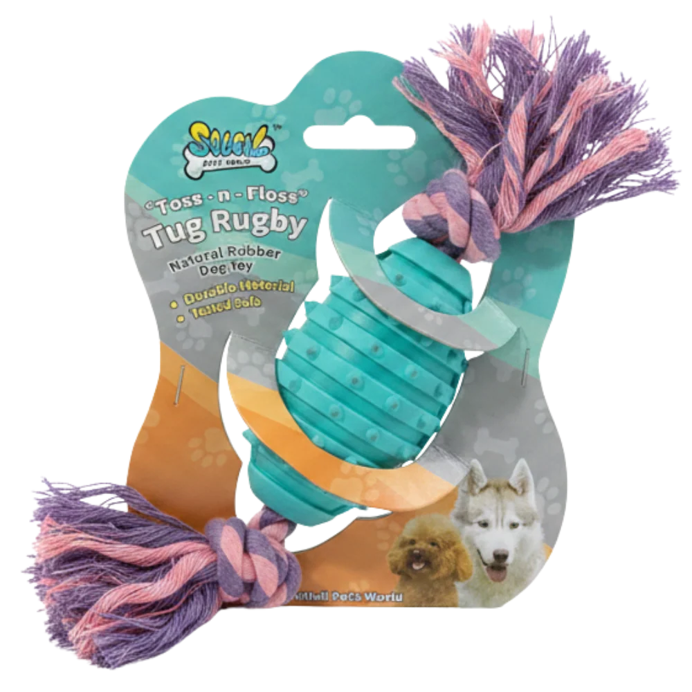 Soleil Tug Rugby Dog Toy