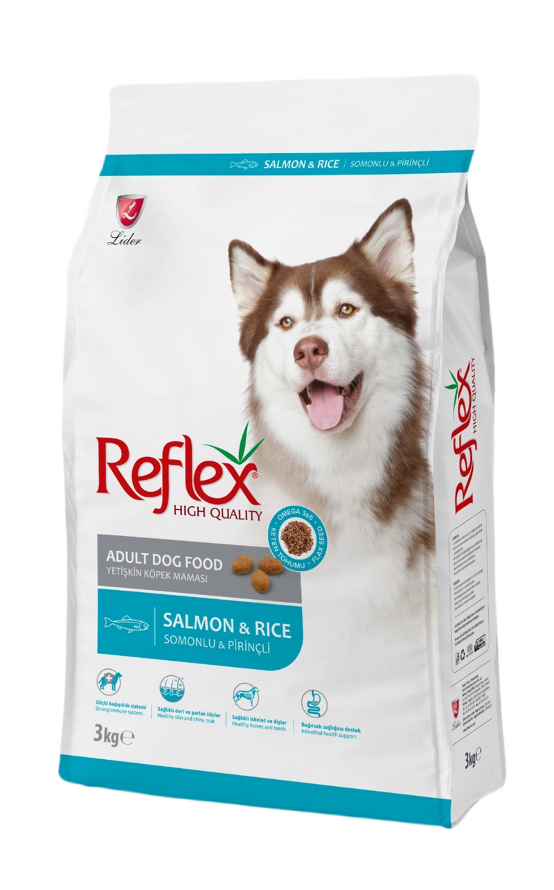 Reflex Adult Dog Dryfood with Salmon & Rice 3KG