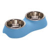 IMac Diva 22 Double Bowl for Pet 0.4+0.4L (32.5*16.5*6.3 Cm)