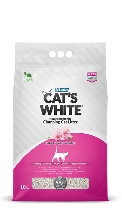 Cat’s White® Baby Powder Scented Clumping Cat Litter