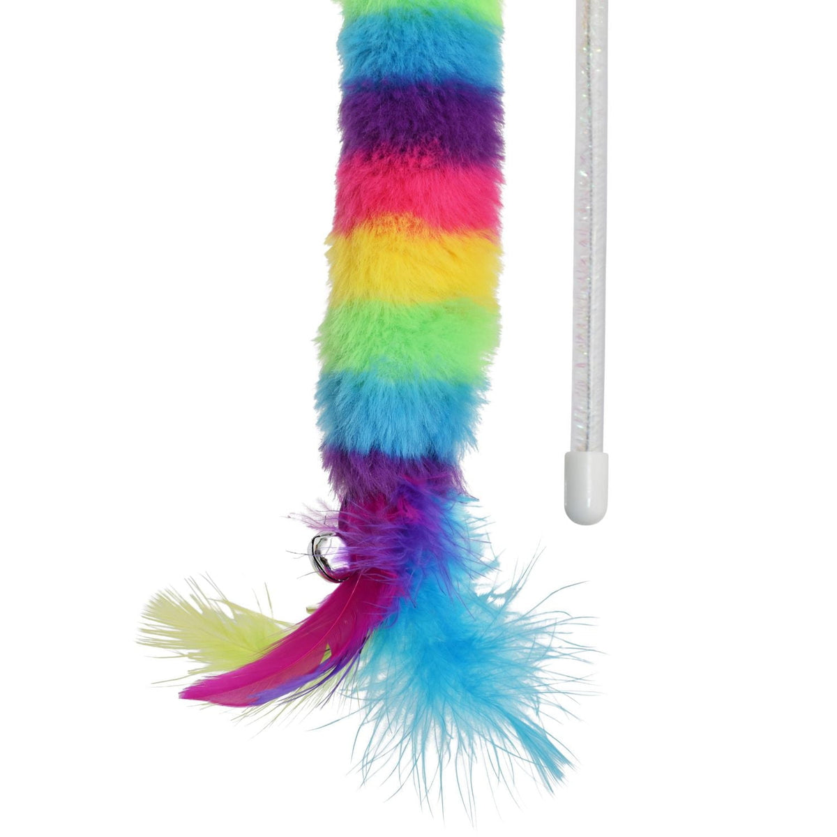 Multipet Caterpillar Rainbow Wand Cat Toy