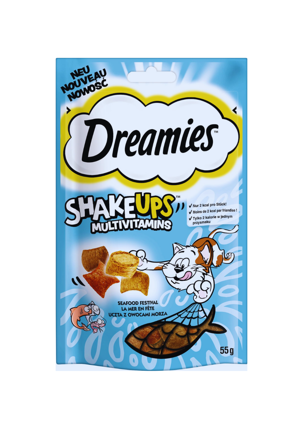 DREAMIES Cat Treat Seafood 55G