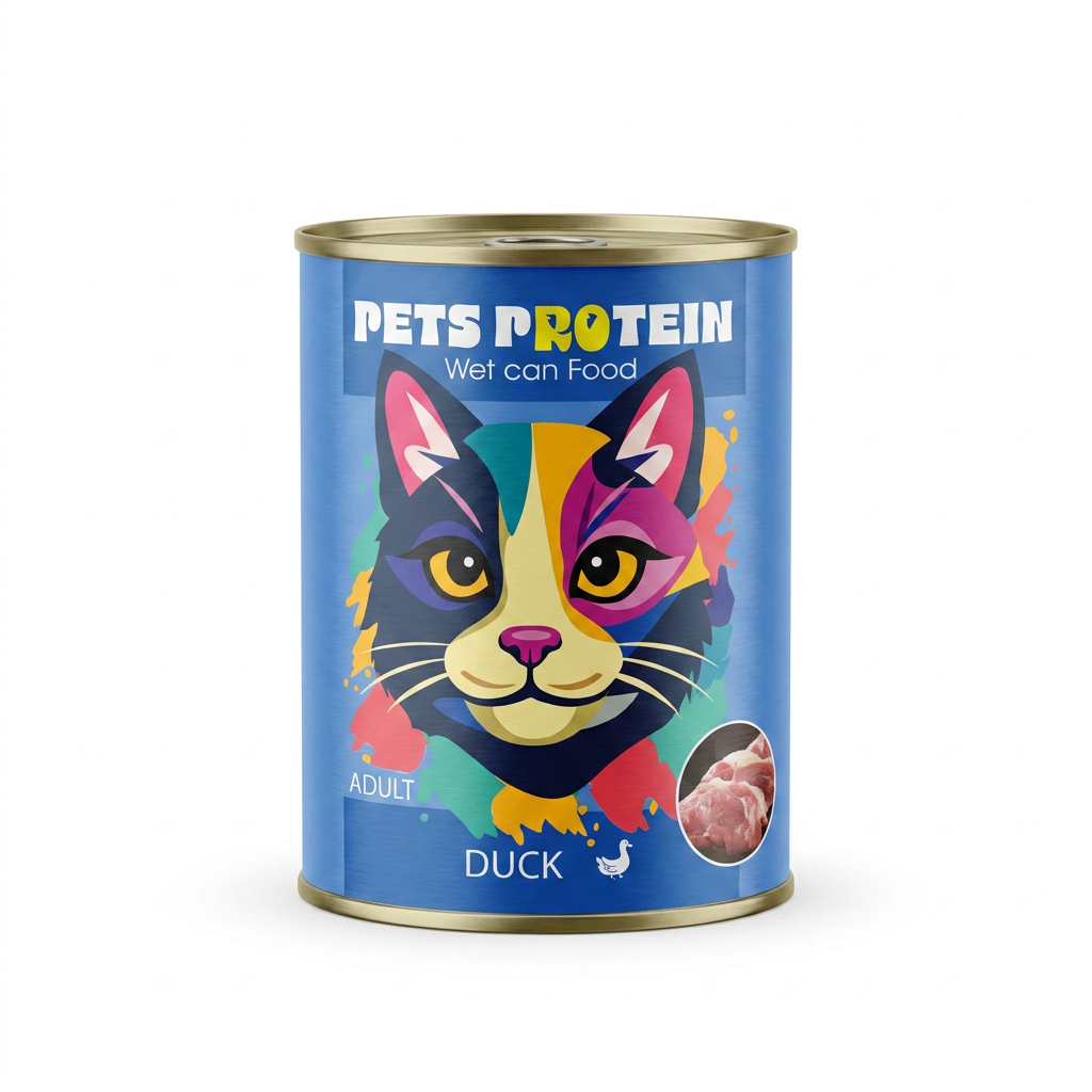 Pets Protein Wet Cat Food with Duck 400G