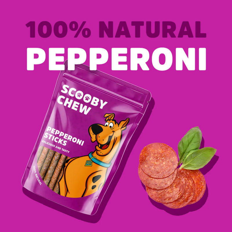 Scooby Chew Pepperoni Sticks Dog Treats 150G