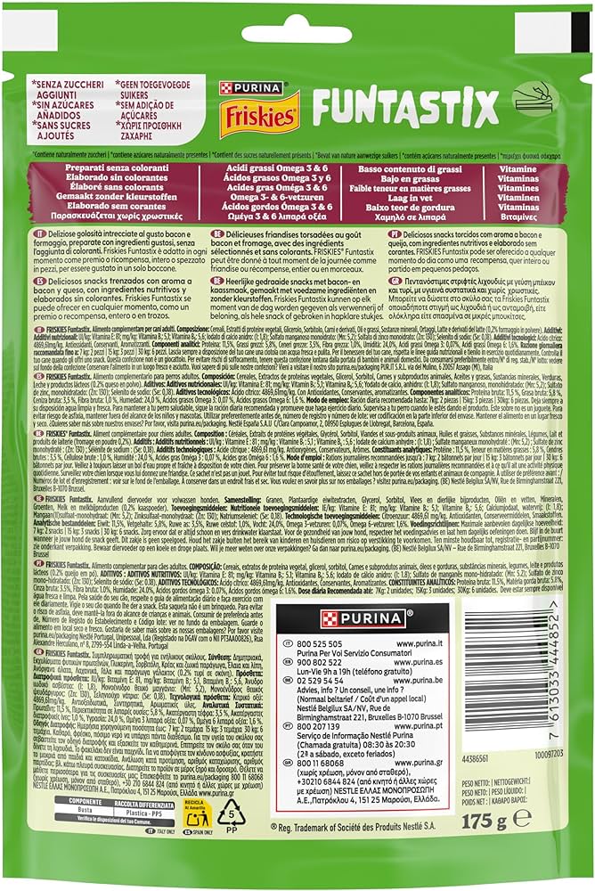 Purina Friskies Funtastix treats and treats for dogs 175 g