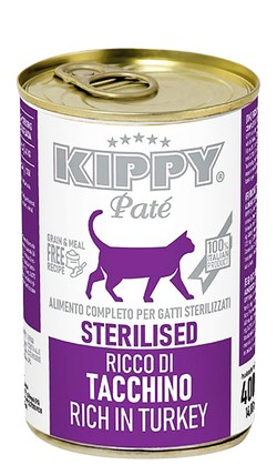 Kippy Cat Patè with Turkey Sterilized 400G