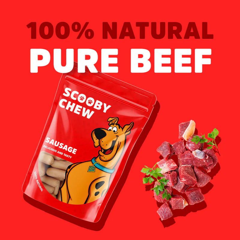 Scooby Chew Sausage Dog Treats 150G