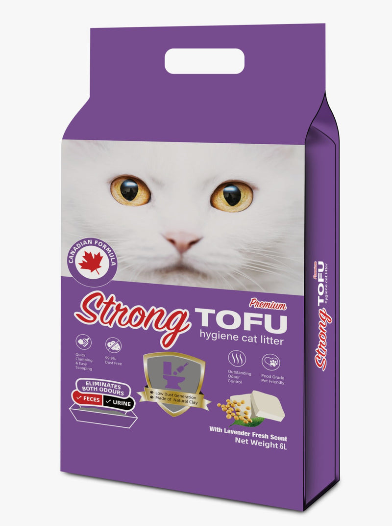 Strong Premium TOFU hygiene cat litter 6L