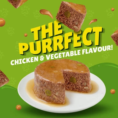 Friskies Moist Food in Broth Flavor Beef, Chicken & Vegetables 400g