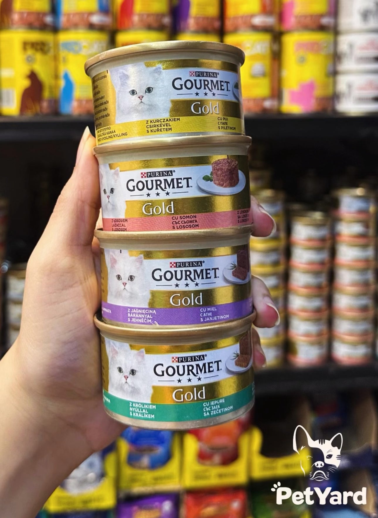 Gourmet Can Cat Wet Food Bundle 4x85G