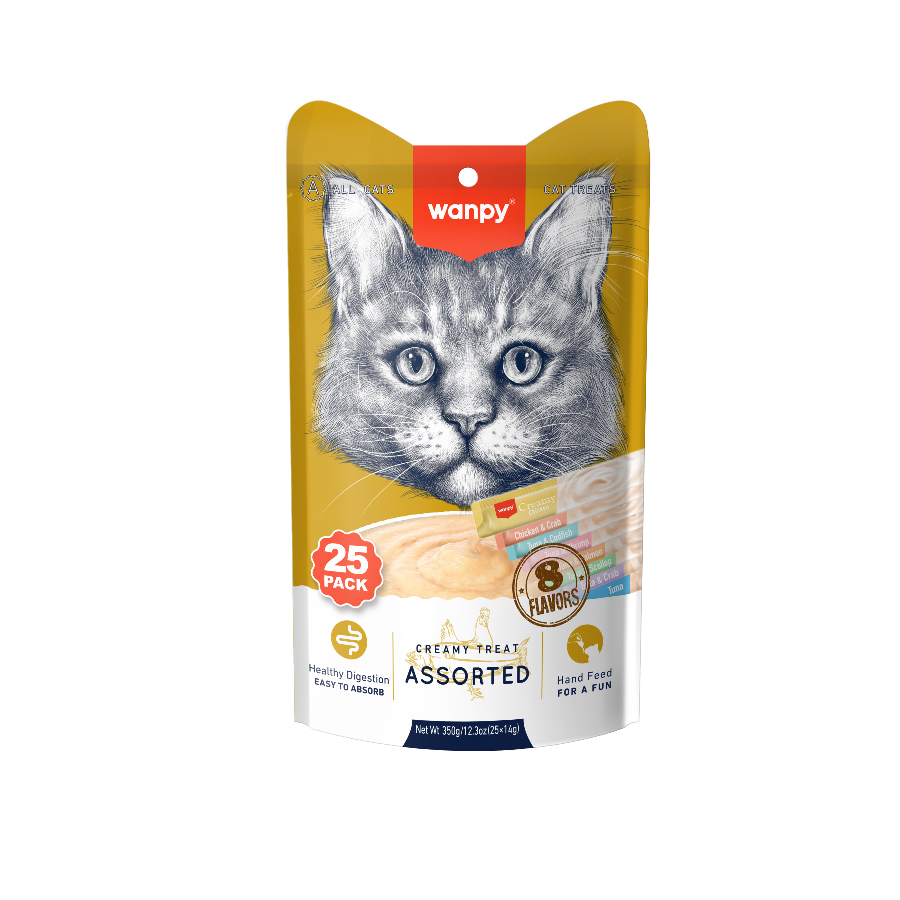 Wanpy Creamy Treat - Assorted